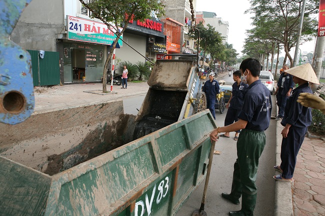 Duy trì hệ thống thoát nước ngõ xóm Phường Tây Mỗ, Đại Mỗ, Quận Nam Từ Liêm
